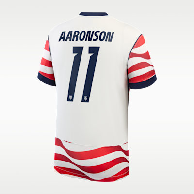 Brenden Aaronson USMNT 2026 Stadium Home Men's Nike Dri-FIT Soccer